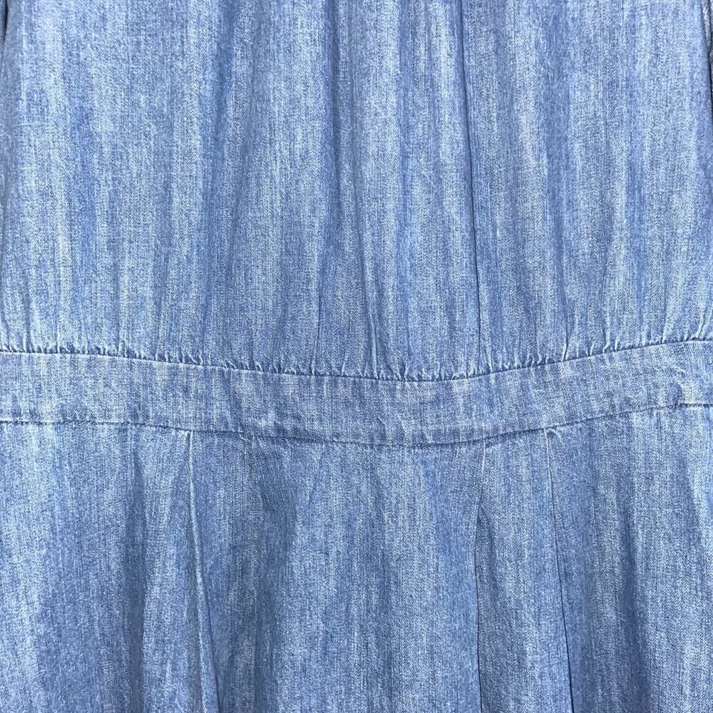 & Other Stories Denim Chambray Dress Women's Size 6 Prairie Cottagecore ! - Picture 5 of 8